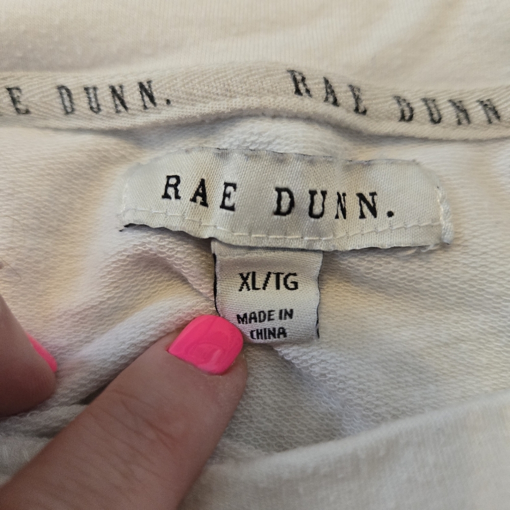 Rae Dunn Wifey Sweatshirt White Pullover Crew Neck Top Bride Classic Casual  XL - Picture 3 of 9